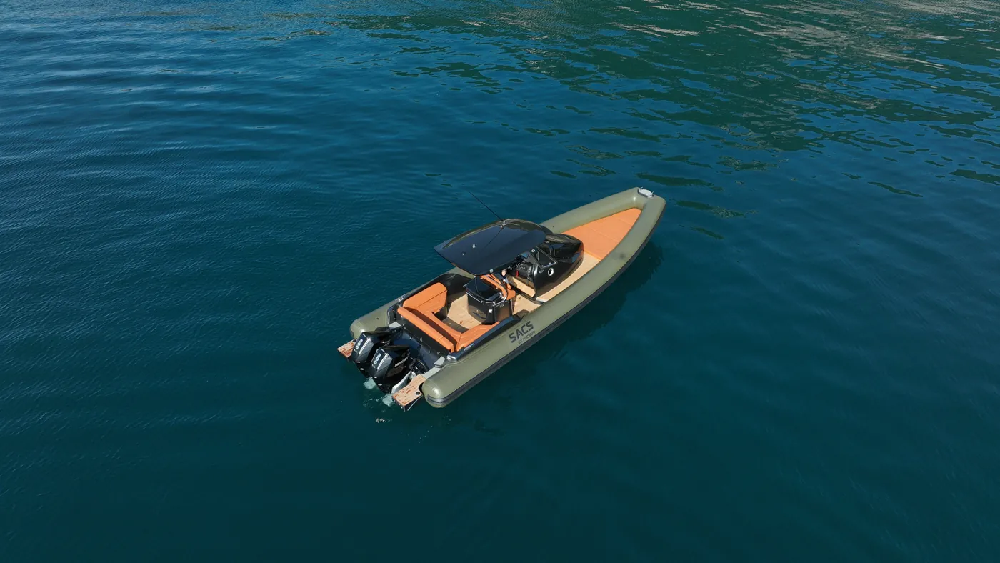 Il gommone: SACS con doppio Mercury V10